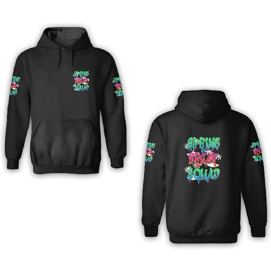 Spring Break Squad Summer Vacation Spring Break 3D Hoodies