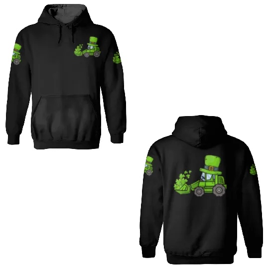 luck of the Irish 3D Hoodies
