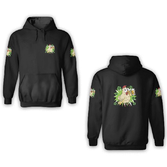 St Patricks Day ChickenSt. Patrick's Day Chicken 3D Hoodies
