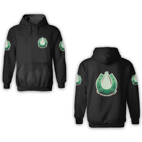 A horseshoe for good luck T--3D Hoodies