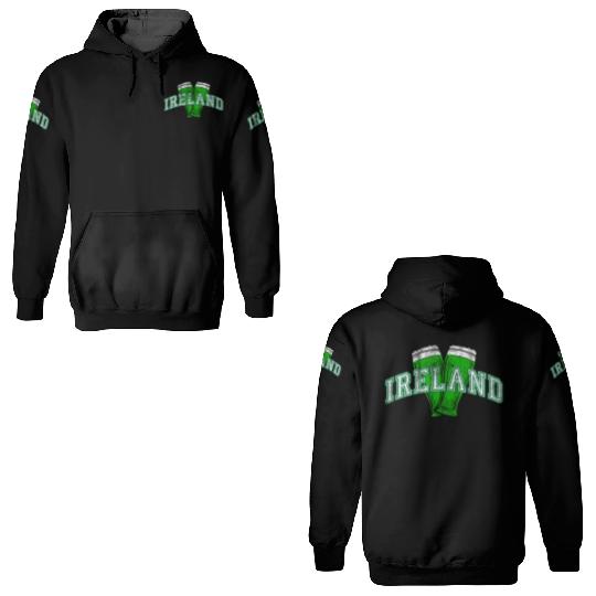 st patricks day - ireland 3D Hoodies