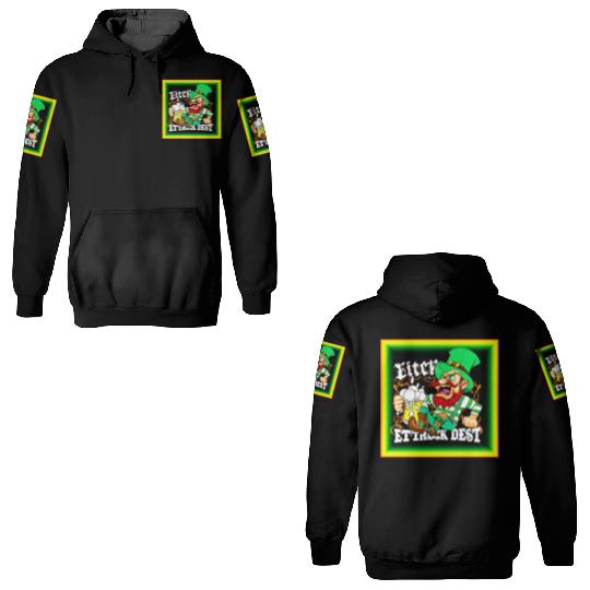 Luck of The Irish St Patricks' Day. Buy Now 3D Hoodies