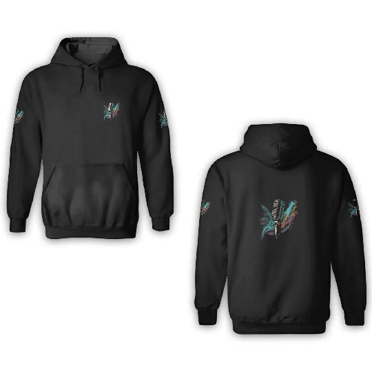AV Technician Sound Waves Microphone Audio Music 3D Hoodies