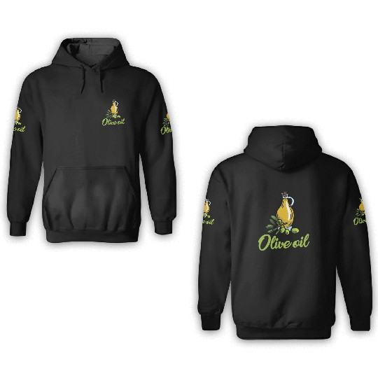 Olive Oil 3D Hoodies