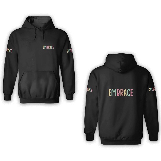 Embrace Echolalia Special Education Teacher 3D Hoodies