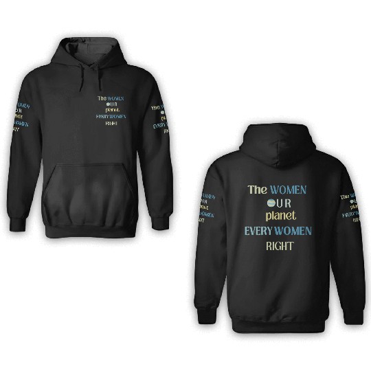 Embrace Equity Happy Women's Day 3D Hoodies