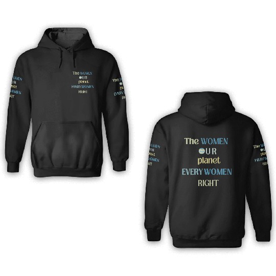 Embrace Equity Happy Women's Day 3D Hoodies
