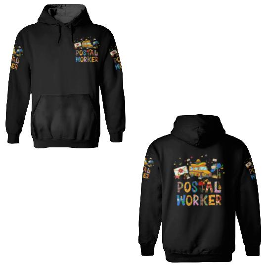 Cinco de Mayo Postal Worker 3D Hoodies Nacho Average