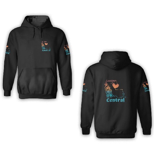 I love my home town in Central Louisiana 3D Hoodies