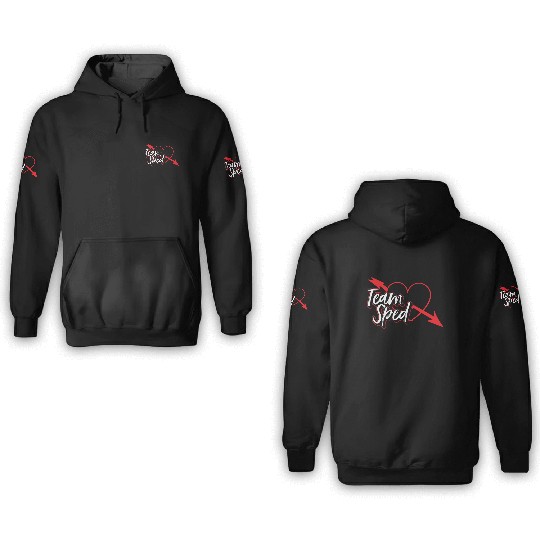 Team Sped Teacher Awareness Special Education 3D Hoodies
