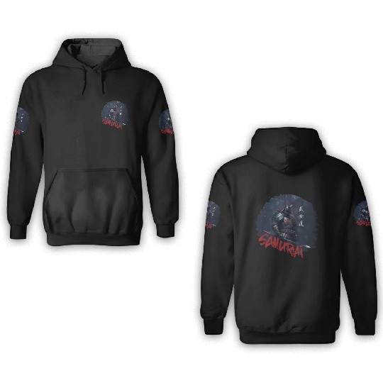 Samurai Warrior 3D Hoodies
