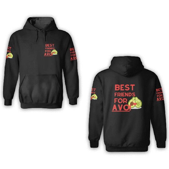 Avocado Dyed 3D Hoodies - Cropped