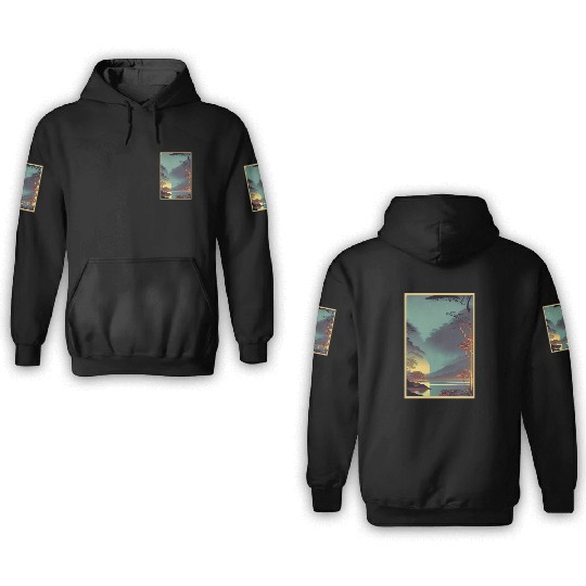 Discover the Beauty of Rainforest Night 3D Hoodies