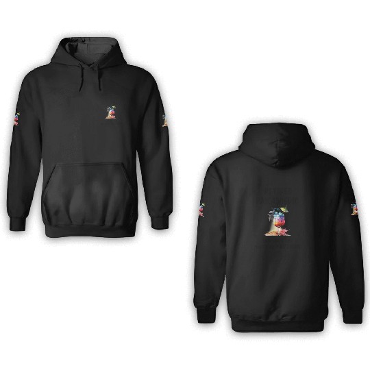 Retired Paramedic Vacation Tropical Cocktail 3D Hoodies