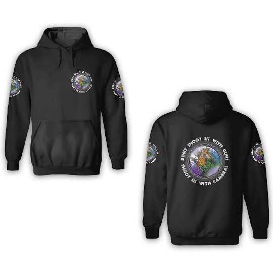Dont Shoot Us Wildlife Conservation Giraffe Aloe 3D Hoodies