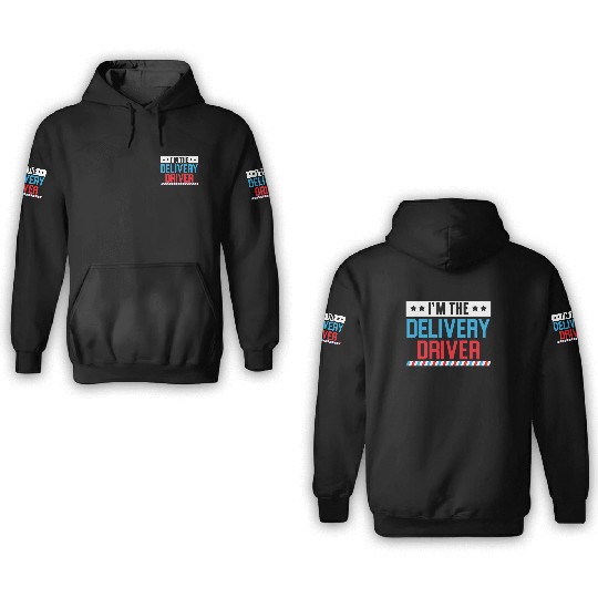 Delivery Driver Courier Shipment Mail Escort 3D Hoodies