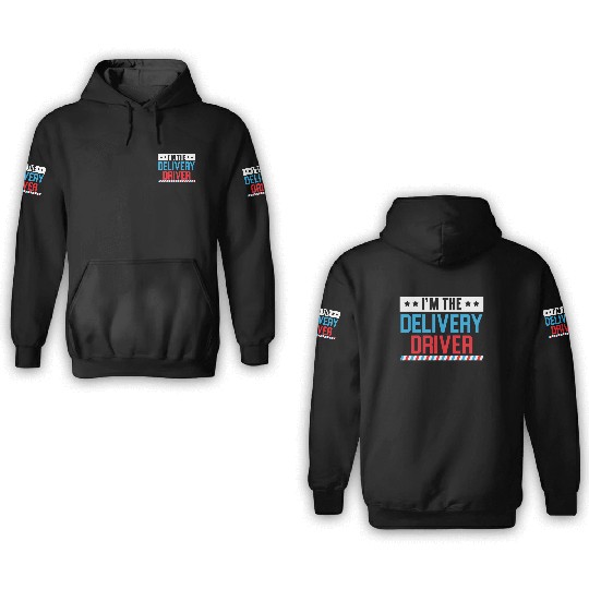 Delivery Driver Courier Shipment Mail Escort 3D Hoodies