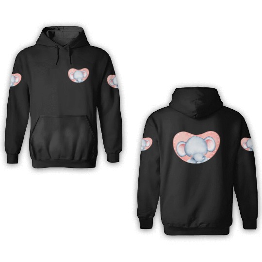 Baby Elephant 3D Hoodies