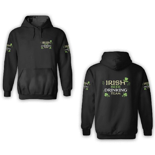 Irish Beer Drinking Team 3D Hoodies