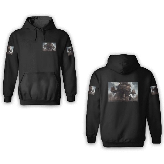 Dangerous Crab like Steampunk machine abstract 3D Hoodies