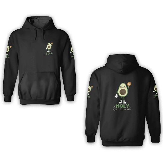 Holy Strikeamole Baseball Softball Avocado 3D Hoodies