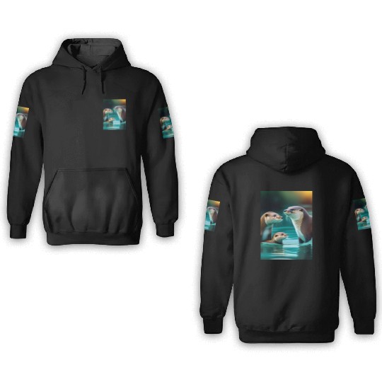 "Ducks in the Pond" 3D Hoodies