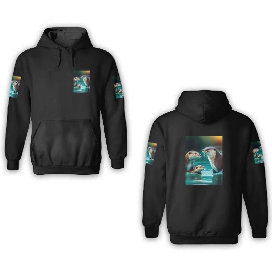 "Ducks in the Pond" 3D Hoodies