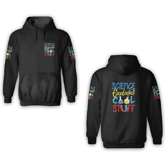 Science Philosophy Cool Stuff 3D Hoodies