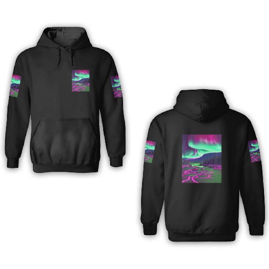 Northern Lights 3D Hoodies