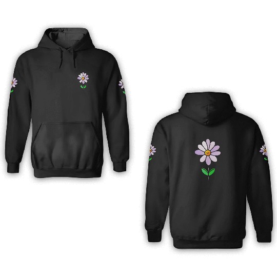 Lavender Flower Art 3D Hoodies