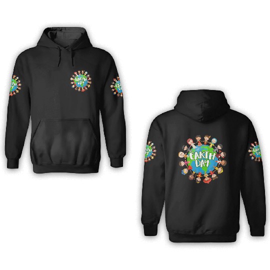 Earth Day 2023 3D Hoodies