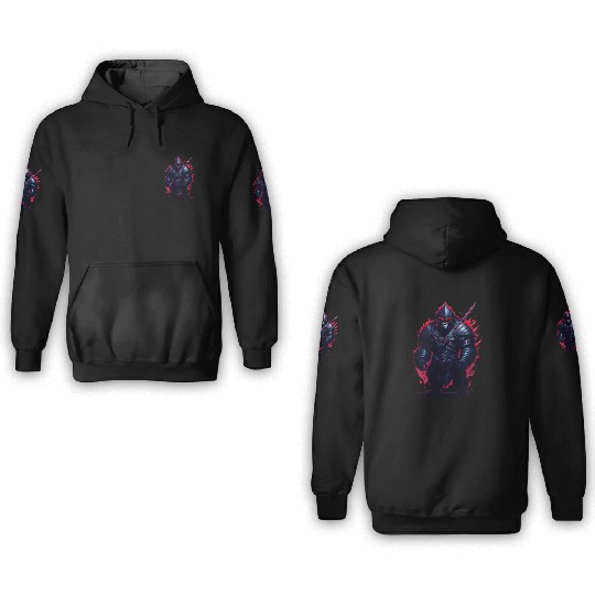 Amazing gorilla warrior 3D Hoodies