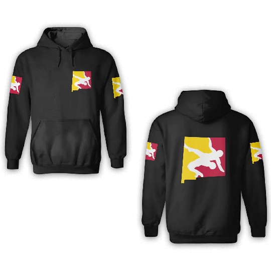 New Mexico Wrestling 3D Hoodies