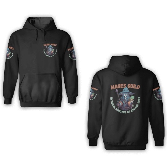 Mages Guild, Mythical Arcane 3D Hoodies
