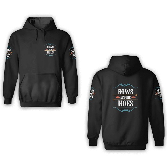 Bow Hunting Arrow and Archery Quote Design Archery 3D Hoodies