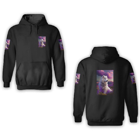 Samoyed Nature 3D Hoodies