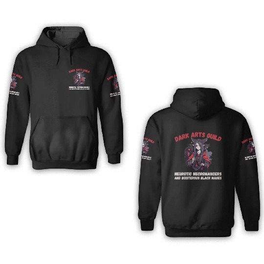 Dark Arts Guild, Necromancer 3D Hoodies