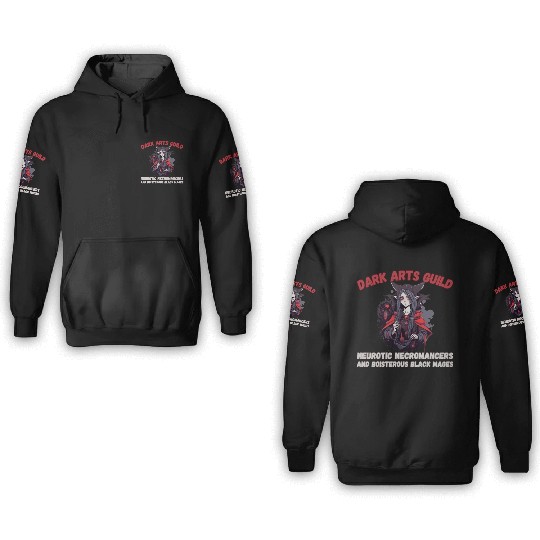 Dark Arts Guild, Necromancer 3D Hoodies