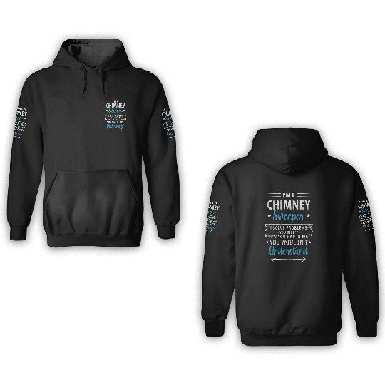 Chimney Sweep House Fireplace Sweep 3D Hoodies