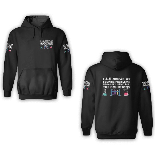 Funny Science Laboratory Chemist Technician 3D Hoodies