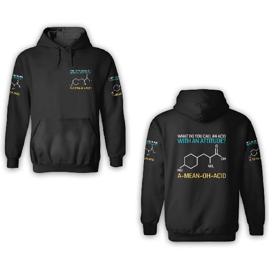 Funny Retro Vintage Science Chemistry Teacher 3D Hoodies