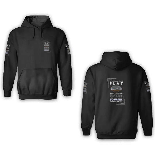 FLAT EARTH 3D Hoodies