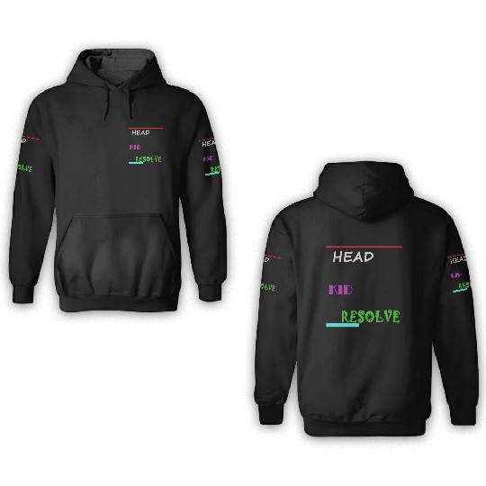 HEAD KID RESOLVE 3D Hoodies