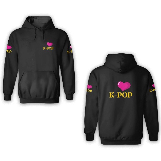 K-Pop K-drama Korean Music KPop Kdrama Gift 3D Hoodies