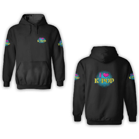K-Pop K-drama Korean Music KPop Kdrama Gift 3D Hoodies