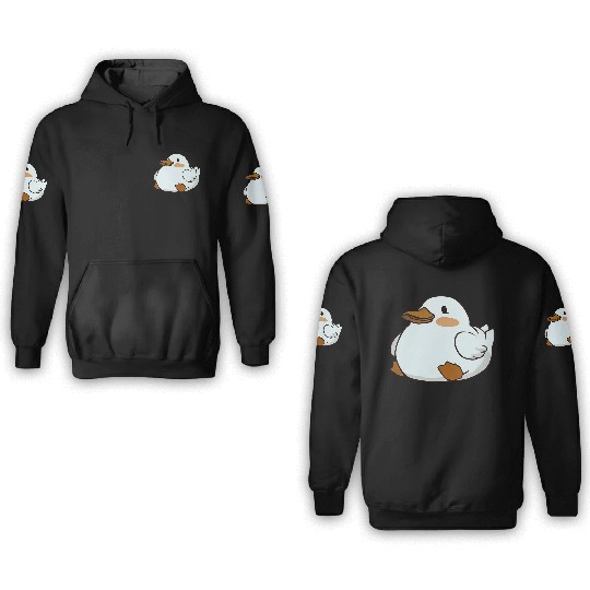Ducks doing cute things lover 3D Hoodies