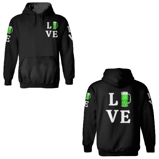 Love Green Beer 3D Hoodies
