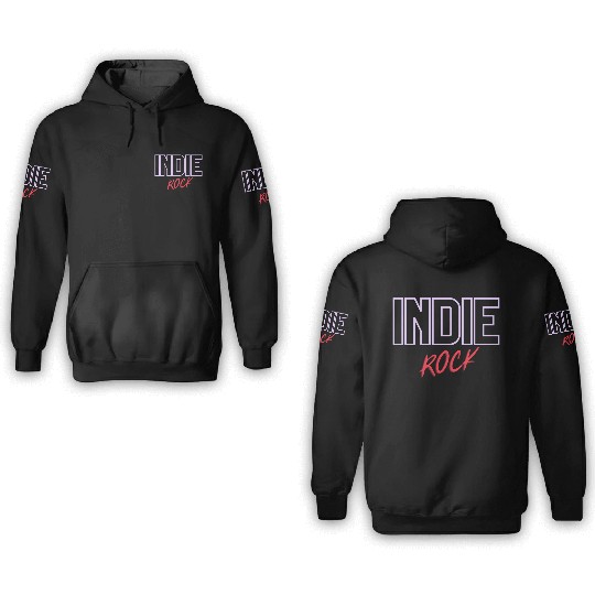 Indie Rock 3D Hoodies