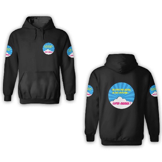 Super-mom super-hero. Best mom Mother's day Comics 3D Hoodies