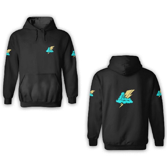 Lightning Bolt 3D Hoodies